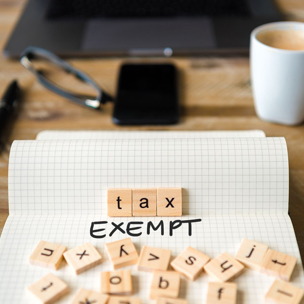 Tax exemption logo