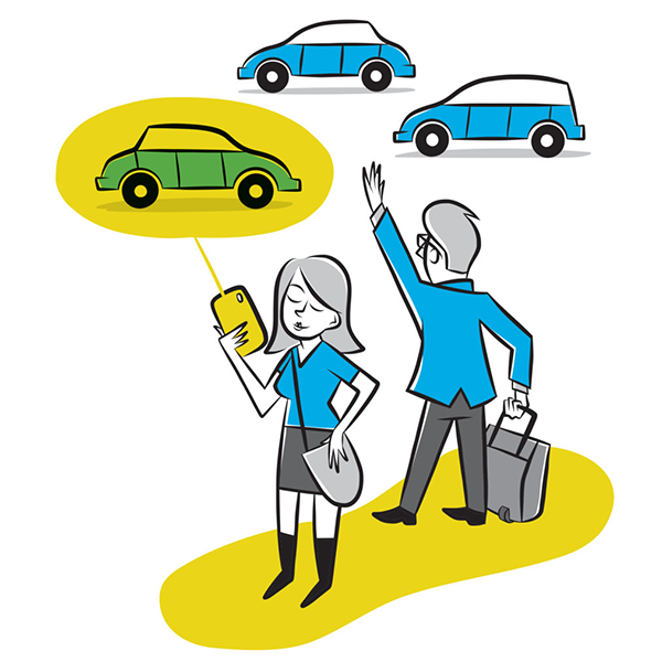 Transportation network company logo