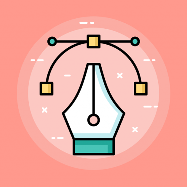 Vector graphics logo