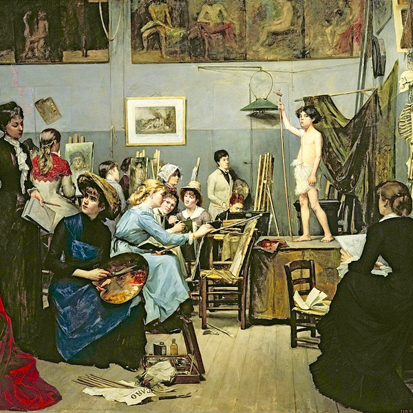 Visual arts education logo