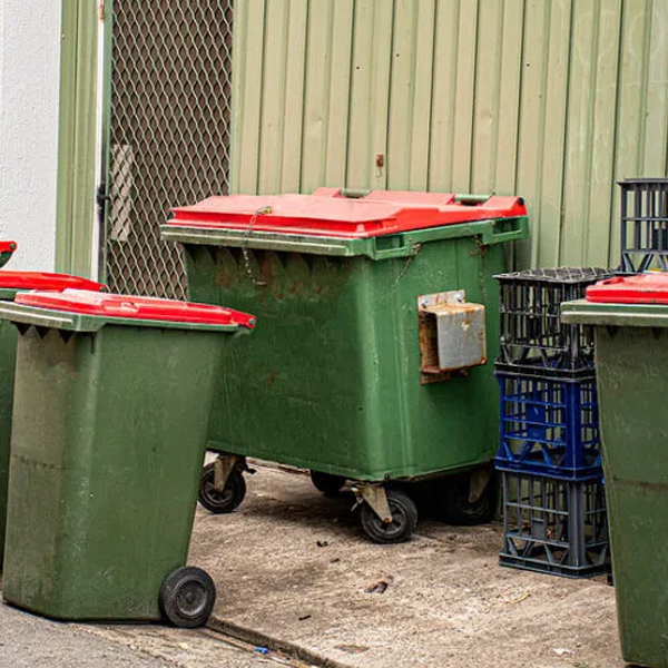 Waste container logo