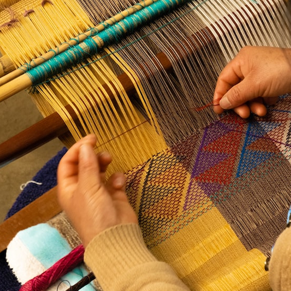 Weaving logo