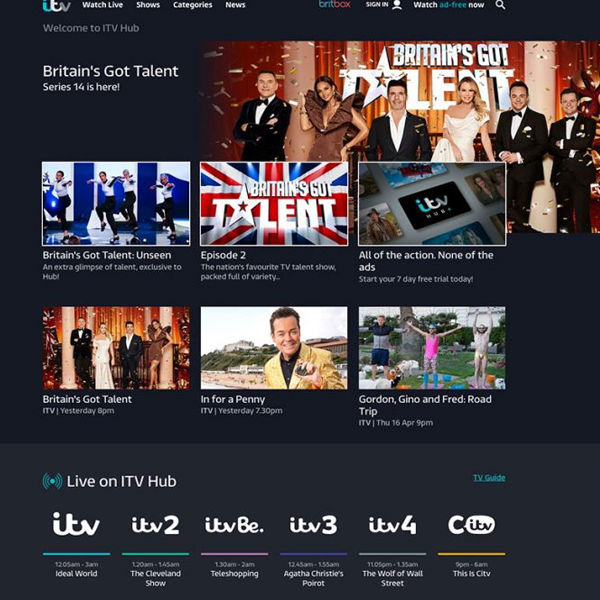 Web television logo