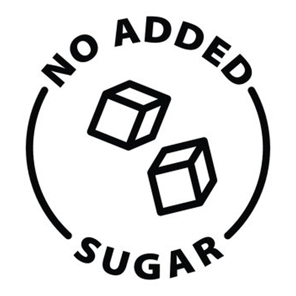 no added sugar logo