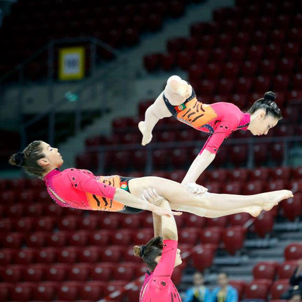 Acrobatic gymnastics logo