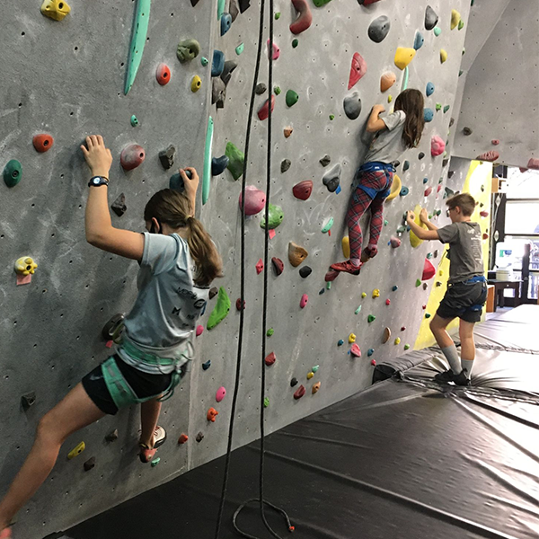 Climbing wall logo