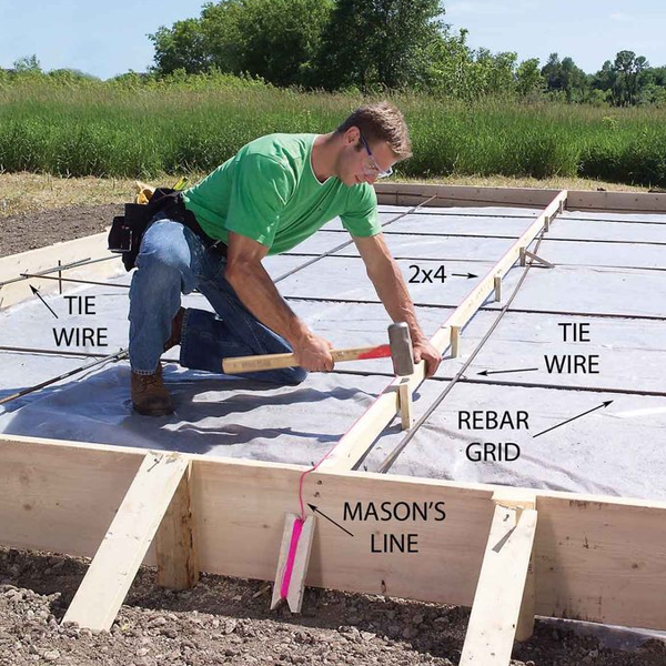 Concrete slab logo