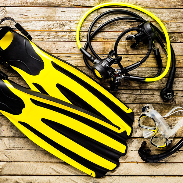 Diving equipment logo