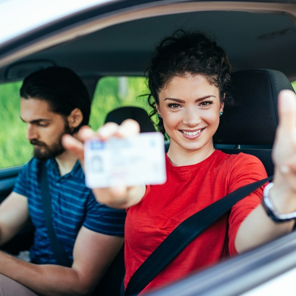 Driving test logo