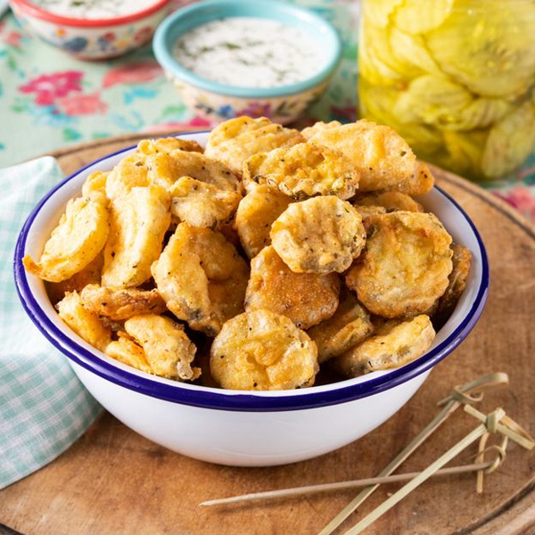 Fried pickle logo