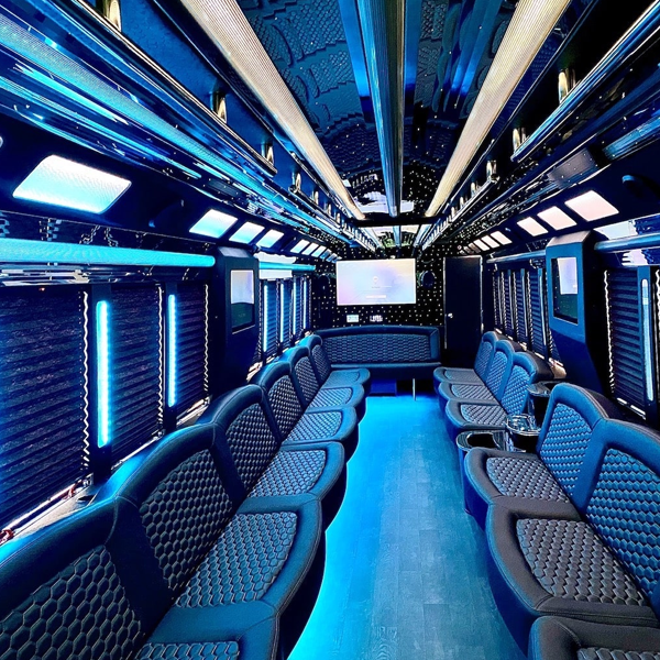 Party bus logo