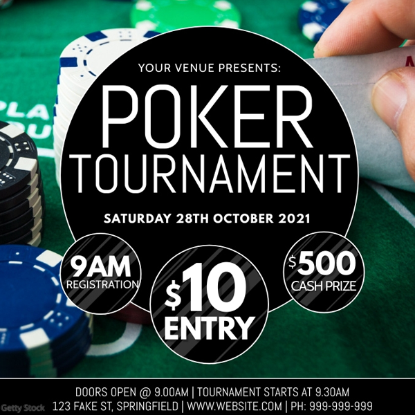 Poker tournament