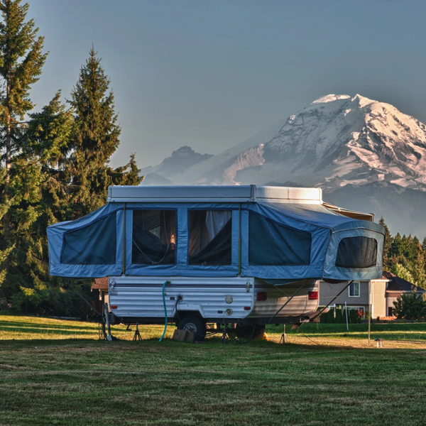 Popup camper logo