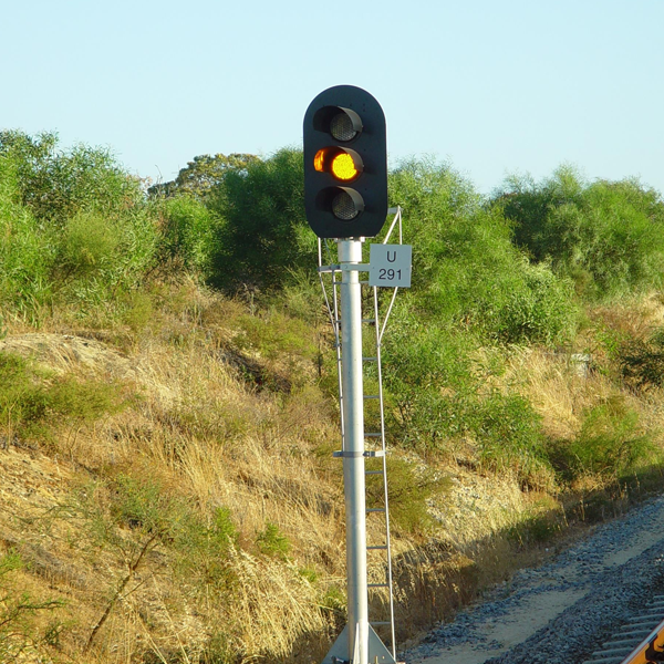 Railway signal logo