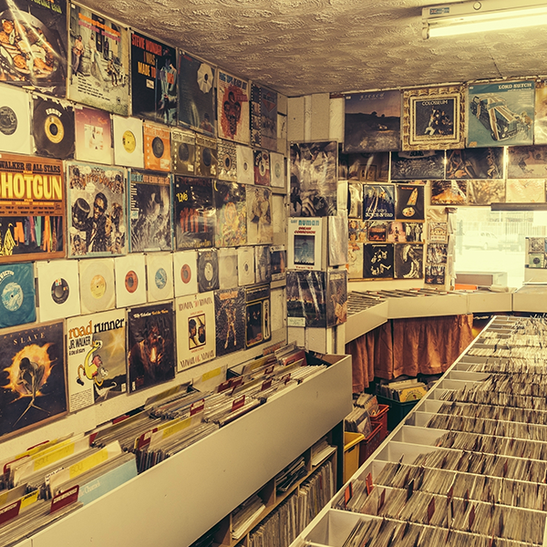 Record shop logo