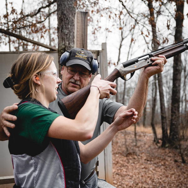 Skeet shooting logo