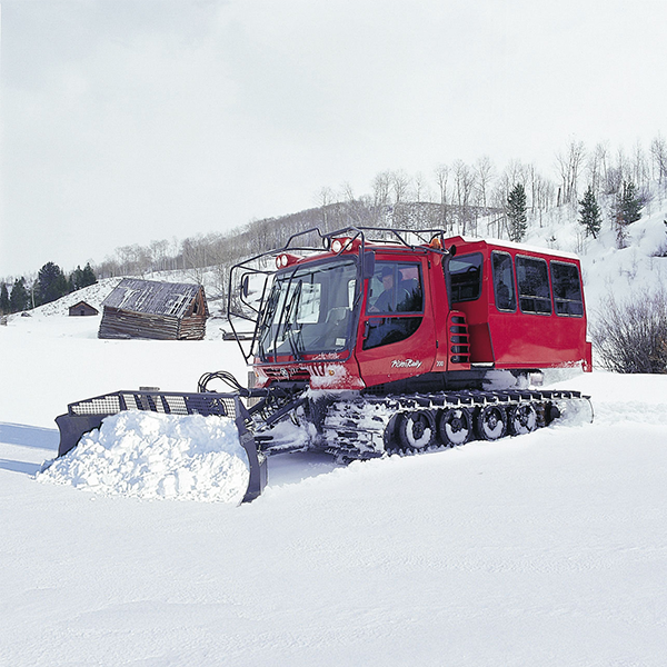 Snowcat skiing logo