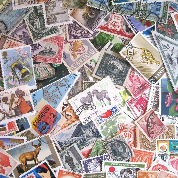 Stamp collecting logo