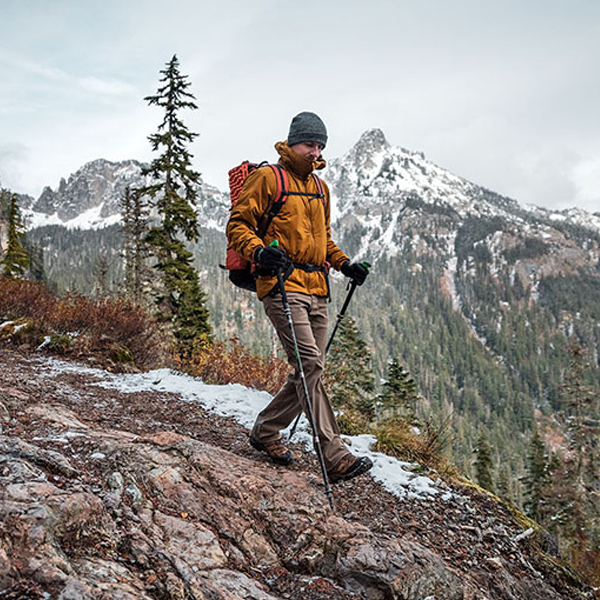 Trekking pole logo