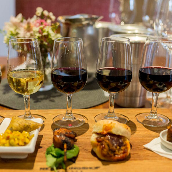 Wine and food matching logo