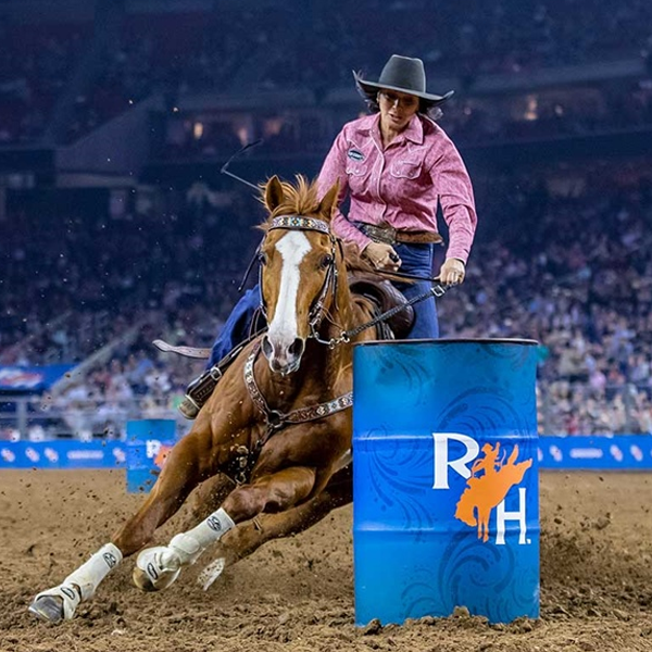 Barrel racing logo