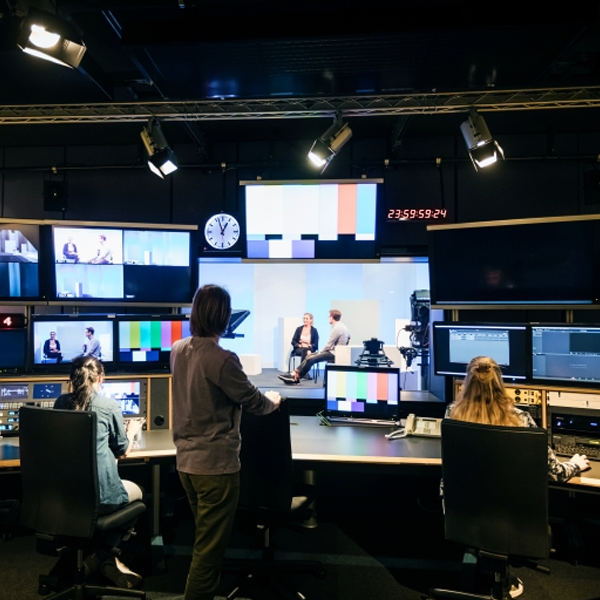 Broadcast journalism logo
