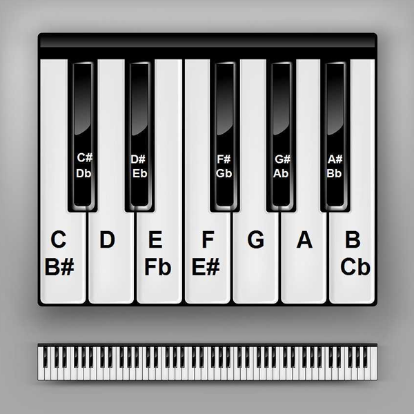 Keyboard instrument logo