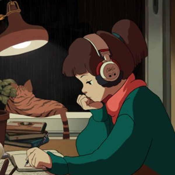 Lo-fi music logo