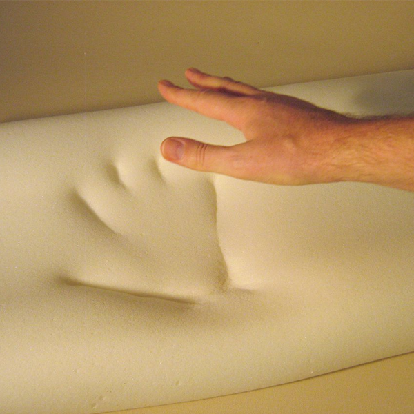 Memory foam logo