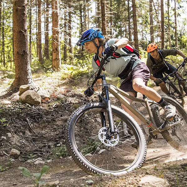 Mountain biking