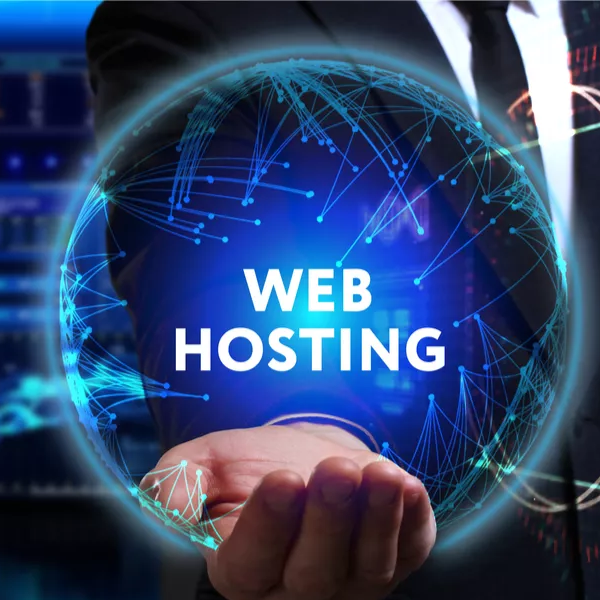 Web hosting logo