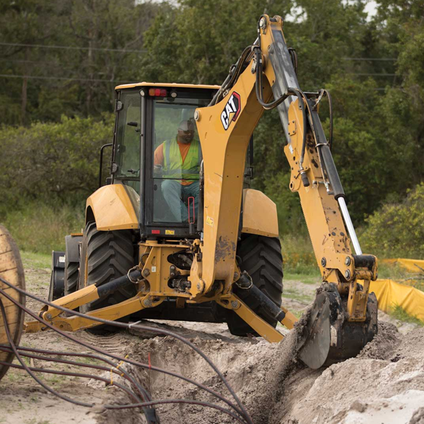 Backhoe loader logo