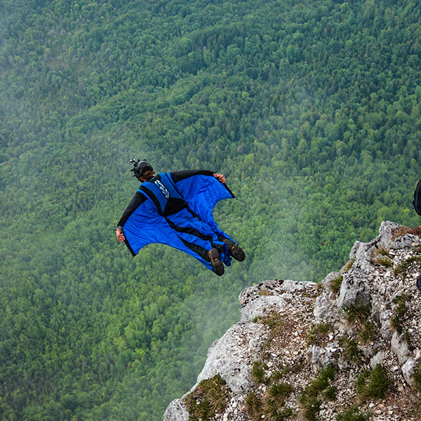 Base jumping logo