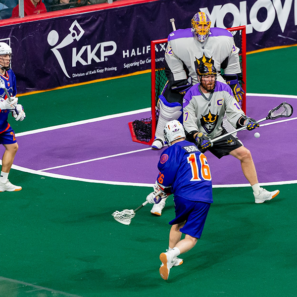 Box lacrosse logo