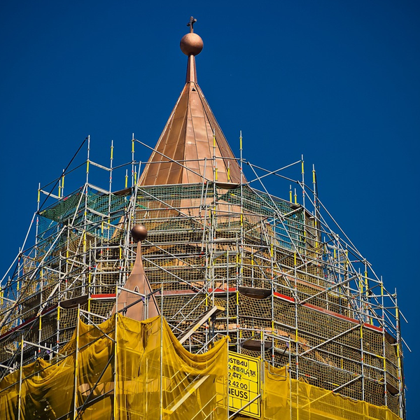 Building restoration logo