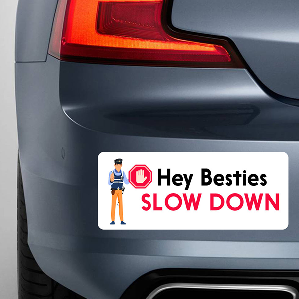 Bumper sticker logo
