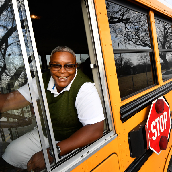 Bus driver logo