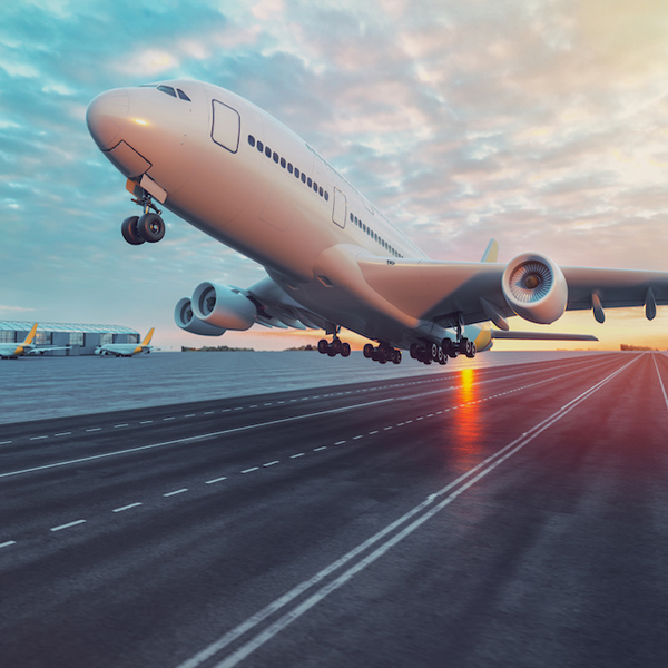 Commercial aviation logo