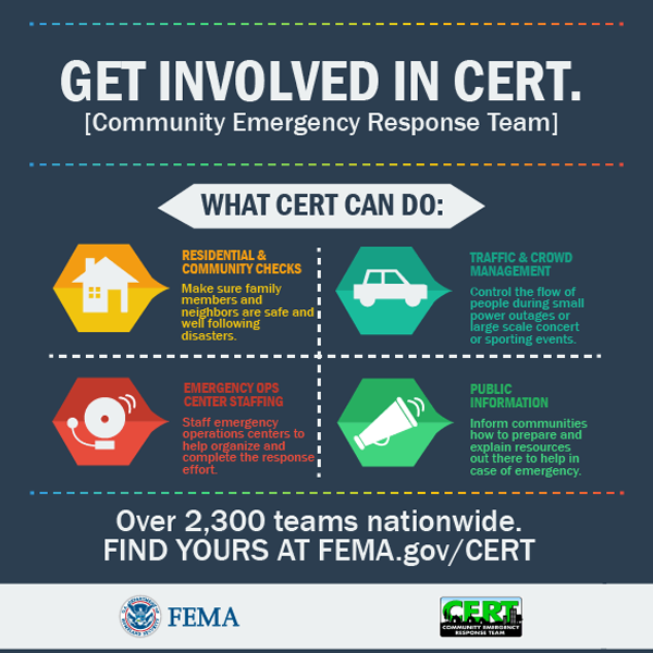 Community emergency response team logo