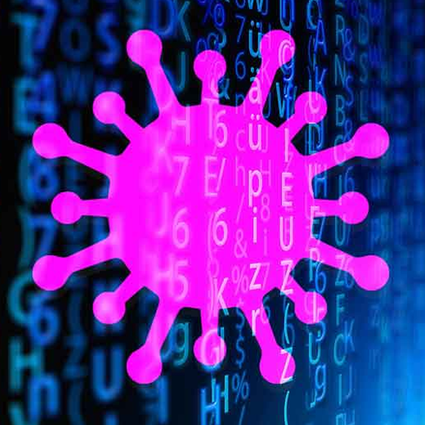 Computer virus logo