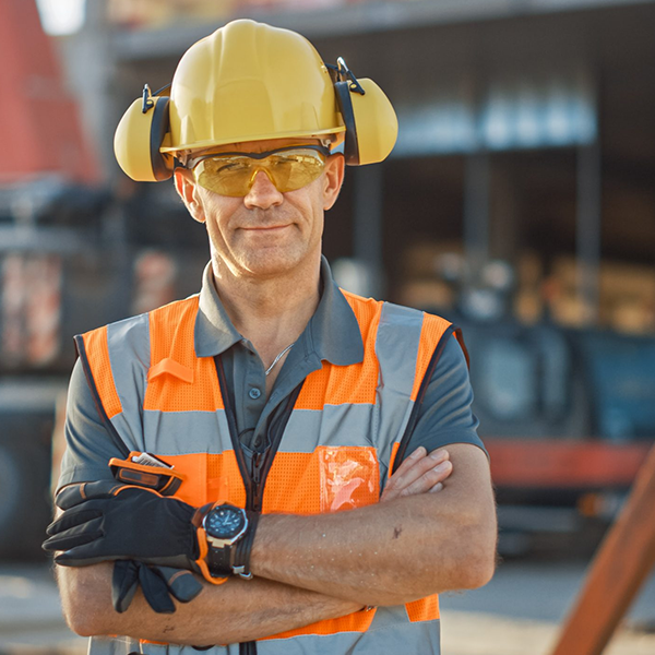 Construction foreman logo