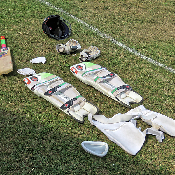 Cricket clothing and equipment