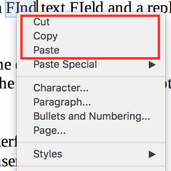 Cut, copy, and paste logo