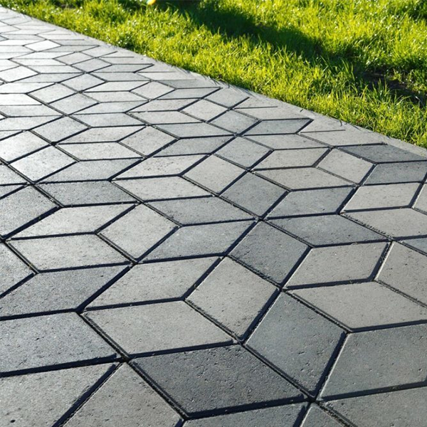 Decorative concrete logo