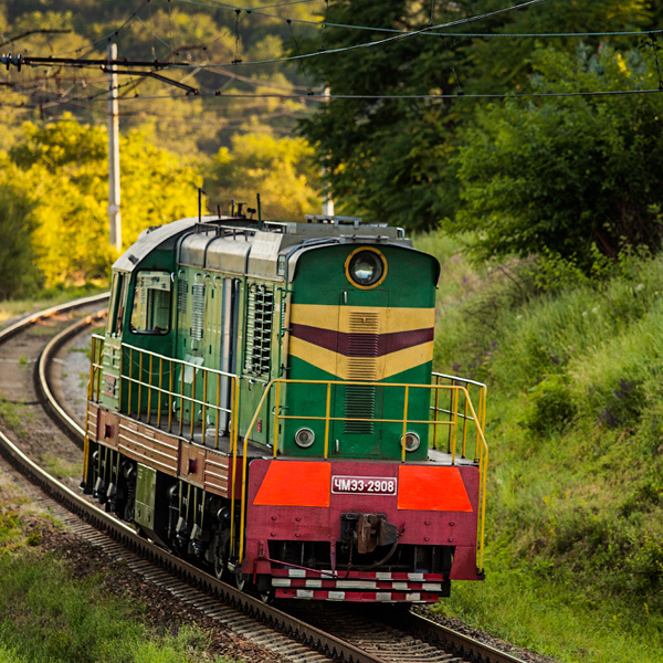 Diesel locomotive logo