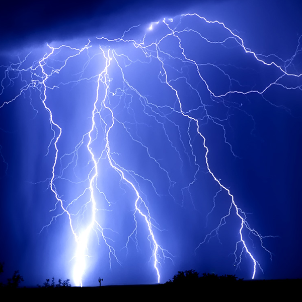 Electric charge logo