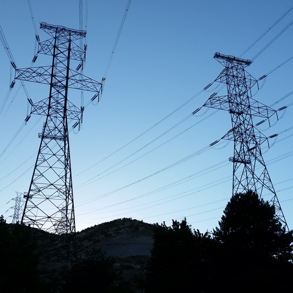 Electric power transmission logo