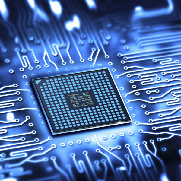 Electronic circuit logo