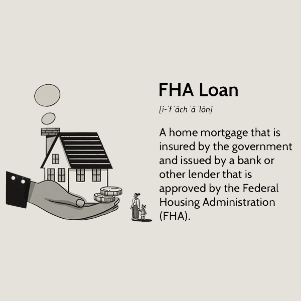 FHA insured loan logo
