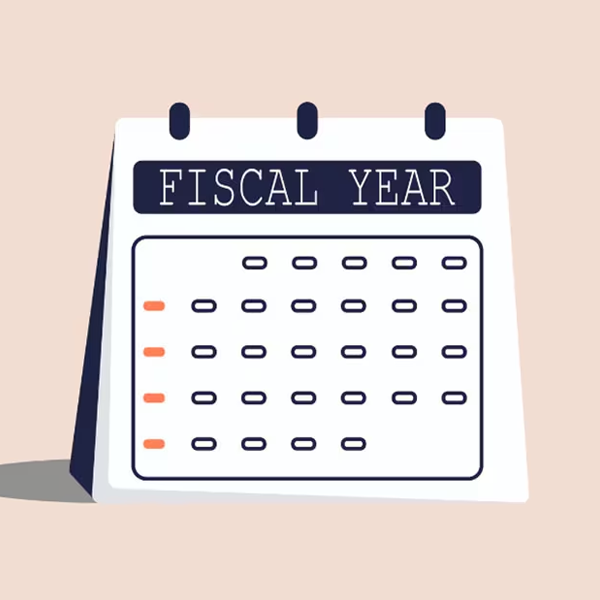 Fiscal year logo